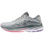 Mizuno Women's Wave Rider 27 running, Pblue White H Vpink, 4 UK