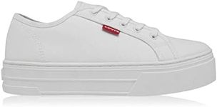 Levi's Women’s 230704-1733 Tijuana Trainers, White (B White 50), 6 UK