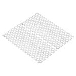 PATIKIL 8" x 4" 304 Stainless Steel Perforated Sheet, 2pcs 0.32" Hole 19GA Expanded Metal Mesh Plate Screen Decorative Meshes for Ventilation Grill Smoking