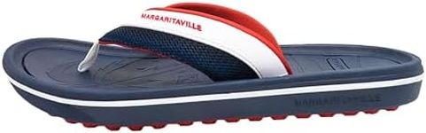 Margaritaville Golf- Foot Wedge Flip Flops Red/White/Blue Size 12 Medium