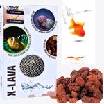 VAYINATO Aquatic Remedies X-Lava Filter Media, 800Ml (600G) | The Finest Hand Picked Volcano Lava Porous And Water Treatment Filter Media For Aquarium (Pack Of 1)