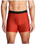 Under Armour Men's Tech 6-inch Boxerjock 1-Pack, Red Solstice Solid, Medium