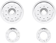 Tamiya 300056544 1:14 Wide Rims (2) Front 30 mm White