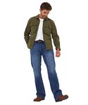 Joe Browns Men's Vintage Blue Denim Bootcut Jeans, Blue, W34/L32