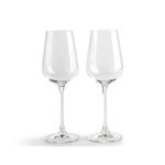 Keltum Lead-Free Crystal White Wine Glasses, Set of 2