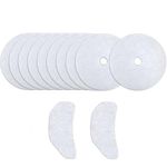 12PCS Tumble Dryer Filter, 10PCS Round Lint Filter + 2PCS Air Intake Filter, Dryer Lint Screen Replacement for BUS* H DHB7VTDW DHB7VTDB TD3CNBW