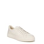 Vince Mens Larsen Lace Up Fashion Casual Sneaker, Milk White Leather, 10.5