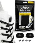 Xpand No Tie Elastic Black Shoe Lac