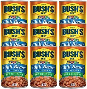 Bush's Best Mild Chili Beans - Pinto, 16 OZ (Pack of 9)