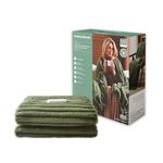 Morphy Richards EverCosy Luxury Striped Fleece Electric Heated Throw, 200x180cm, 9 Heat Settings, Detachable, Teddy and Flannel Fleece, Overheat Protection, Auto Shut Off, 610104