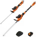 GARCARE 2 in 1 Pole Hedge Trimmer, 