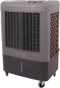 Portable Swamp Coolers - 3100 CFM MC37M Evaporative Air Cooler with 3-Speed Fan - Water Cooler Fan 950 sq. ft. Coverage High Velocity Outdoor Cooling Fan Swamp Cooler by Hessaire - Gray