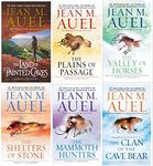 Bantam The Complete Jean M. Auel Earth's Children Series Six Book Set [Clan of the Cave Bear, Valley of the Horses, Mammoth Hunters, Plains of Passage, Shelters of Stone, and Land of Painted Caves]