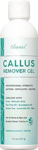 Ebanel Professional Callus Remover for Feet with Urea, Epsom Salt, Salicylic Acid, Tea Tree Oil, Glycolic Acid, Lavender, Heel Foot Callus Remover Gel Exfoliator Dead Skin Removal Pedicure Foot Spa