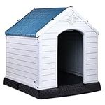 Elevon Plastic Dog House,Insulated 