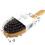 Beauty by Earth Boar Hair Brush for Fine Hair - Boar Bristle Hair Brush for Thick Hair - Boar Brush for Fine Hair - Mens Hair Brush for Thin Hair - Boars Hair Brush for Women