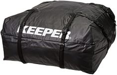 Keeper 07202 Weatherproof Rooftop Cargo Bag, 11 Cubic Feet, Black