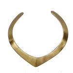 Iriza Jewellery Golden Choker Necklace Collar Necklace