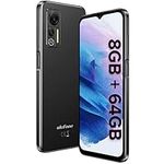 Ulefone Mobile Phones SIM Free Unlocked, Max 8GB RAM 64GB ROM, Note 14, Android 12 Phone, 4G Dual SIM Smartphone, Triple Card Slots, 4500mAh Battery, 13MP Camera, 6.52 inch Screen, Midnight Black