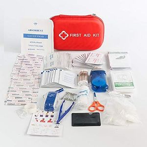 First Aid Kit -190 Pieces of First Aid Supplies, Home Portable Medical Survival Kit, Compatible Outdoor Gear Emergency Kits Trauma Bag for Camping Hunting Home Office Car Earthquake Sports and Adventures