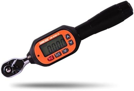 KUSAM-MECO KM-NGM-10 Mini Digital Torque Wrench (0.3-10 N.m) | ±2% Accuracy | LED & Buzzer Alert | Peak/Real-Time/Preset Modes | 1/4" Drive Precision Torque Tool for Automotive & Mechanical Use