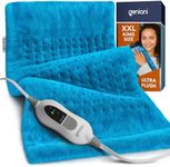 GENIANI XXL Heating Pad for Back Pain & Menstrual Pain Relief, FSA HSA Eligible, Auto Shut Off, Machine Washable, Moist Heat Pad for Neck and Shoulder, Heat Patch, Cramps Relief, Aqua Blue 18'‘×26’’