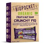 Biopocket Organic Fruit and Nut Bars, Crunchy Fig (18 x 35g)