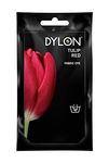 DYLON Hand Dye, Fabric Dye Sachet for Clothes, Soft Furnishings and Projects, 50 g - Tulip Red