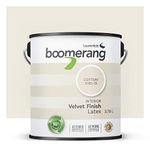 Peinture Boomerang 100% responsable, Latex Intérieur, Finis Velours (Coton / Cotton)