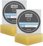 Urban Beard Solid Shampoo Bar – Beard and Hair Wash for Men – Naturally Handcrafted and Sourced in Canada (2 Packs)
