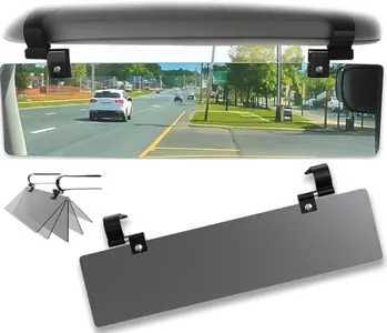 Glare Guard Polarized Car Sun Visor Extender, Anti-Glare Sun Visor Extension for Car Protects Glare/UV Rays, Car Visor Extender Sun Blocker Universal 14 x 3.25 Blocker for Cars, Trucks & SUVs,USA Made
