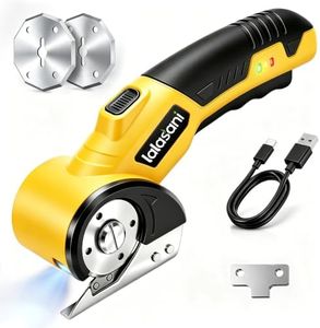 Cordless Electric Scissors for Cardboard, Automatic Box Cutter YELLOW-1.0