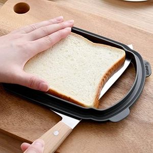 Ernest A-77704 Bread Cutting Guide (Can Slice 5 or 6 Pieces in Half), Made in Japan, Slicer (Thin - Cut and Sandwich), Popular Brand of Major Restaurants