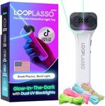 Loop Lasso® Nano - The Original Glow-in-The-Dark String Shooter Toy - Built-in UV Blacklight - Safe Interactive STEM Learning Toy - Viral Stocking Stuffer Gadget - Holiday Family Game Night Fun