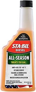 STA-BIL Diesel All-Season - Anti-Gel - Cetane Boost - Cleans And Lubricates Fuel System - Water Demulsification - Treats 150 Gallons -Effective In All Diesel And Bio-Diesel, 20 fl. oz. (15226) , Orange