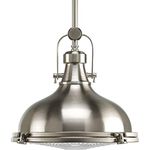 Progress Lighting P5188-0930K9 Fresnel Lens 1 Light LED Pendant with AC Module by Progress Lighting