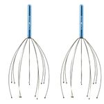 Body Back - Scalp Massager, Head Massager, Head Scratcher Massager, Hair Scalp Massager, Stocking Stuffer, Stress Relief & Relaxation 2 Pack Blue