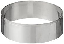 KitchenCraft KC3389 Round Cookie Cutter, Stainless Steel, 7.5 x 7.5 x 2.5 cm, Silver