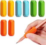 JOYAUS [8 Pack] Pencil Grips for Kids Handwriting Aid Grip Trainer, Universal Ergonomic Writing Aid Finger Grip Holder Posture Correction for Children Adults Righties and Lefties