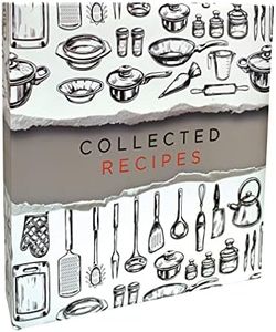 Better Kitchen Products Recipe Binder, Full Page 3 Ring Standard Binder Organizer Set (with 50 Page Protectors & 12 Category Divider Tabs) by, 11.5" x 12" Sleek Kitchen Design