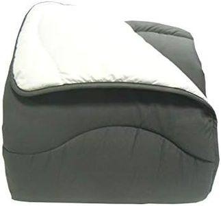 Abeil - Couette Bicolore Blanc et Gris 140 x 200 cm, fabriquée en France
