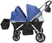 Safety 1st Summit Wagon Stroller for 2 Kids, Baby Wagon Stroller Includes Removable Child Tray, Stroller Wagon with 2 Cup Holders, Wave Runner