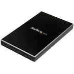 StarTech.com USB 3.1 (10 Gbps) Gen 2 External Hard Drive Enclosure for 2.5” SATA Drives - Portable Hard Drive Enclosure (S251BMU313)