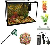 LED Glass Aquarium Fish Tank Starte