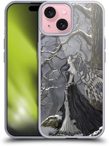 Head Case Designs Officially Licensed Nene Thomas Gothic Fairy in Forest Winter Has Begun Soft Gel Case Compatible with Apple iPhone 15