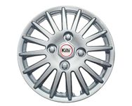 Kunj Autotech Wheel Cover for All Vehicles with Rim Size Silver Color Color 13 Inch Wheel Cover Set of 4 Pieces