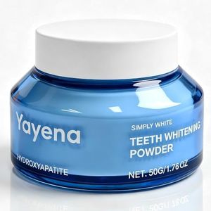 Updated Design Teeth Whitening Powder - Hydroxyapatite - Gentle on Teeth - No Sensitivity - Removes Stains - Breath Freshening Whitening Powder- 50g(1.76 Ounce)