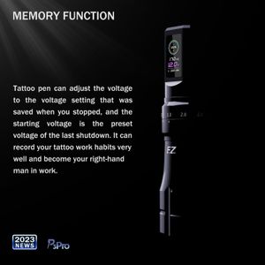 EZ Tattoo Wireless Pen Kit – Matte Black