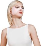 LKMUPNR Face Shield Mask Face Cover for Sun Protection Sun Protection Mask Face Socks Silk Face Mask Protector Solar Facial (Nylon, Pink)