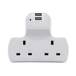 Innoteck DS-2219 2-Way 5 V 2.0 A Wall Adapter Socket - White